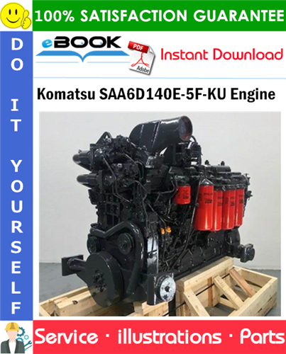 Komatsu SAA6D140E-5F-KU Engine Parts Manual (S/N 530043 and up)