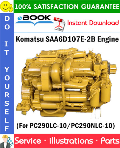 Komatsu SAA6D107E-2B Engine Parts Manual (S/N 22021171 and up)