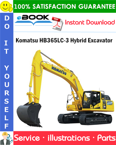 Komatsu HB365LC-3 Hybrid Excavator Parts Manual (S/N 5001 and up)