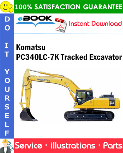 Komatsu PC340LC-7K Tracked Excavator Parts Manual (S/N K40001 and up)