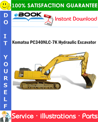 Komatsu PC340NLC-7K Hydraulic Excavator Parts Manual (S/N K40001 and up)