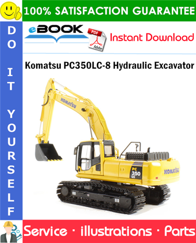 Komatsu PC350LC-8 Hydraulic Excavator Parts Manual (S/N K50001 and up)