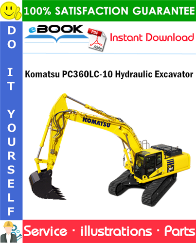 Komatsu PC360LC-10 Hydraulic Excavator Parts Manual (S/N K60001 and up)