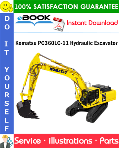 Komatsu PC360LC-11 Hydraulic Excavator Parts Manual (S/N K70001 and up)
