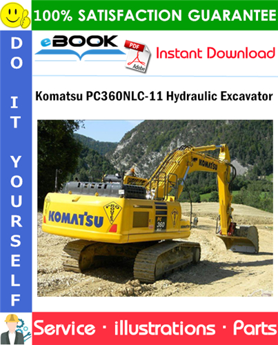 Komatsu PC360NLC-11 Hydraulic Excavator Parts Manual (S/N 90001 and up)