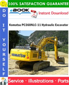Komatsu PC360NLC-11 Hydraulic Excavator Parts Manual (S/N K70001 and up)