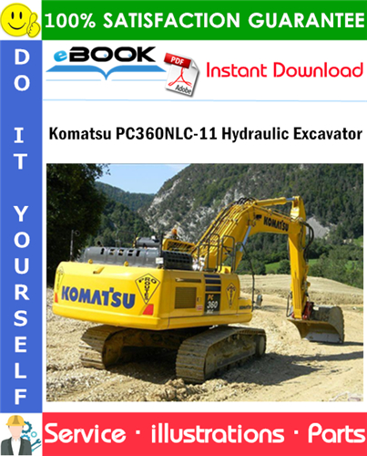 Komatsu PC360NLC-11 Hydraulic Excavator Parts Manual (S/N K70001 and up)
