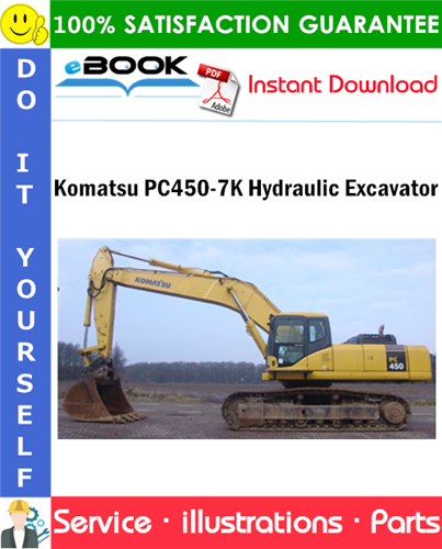Komatsu PC450-7K Hydraulic Excavator Parts Manual (S/N K40001 and up)