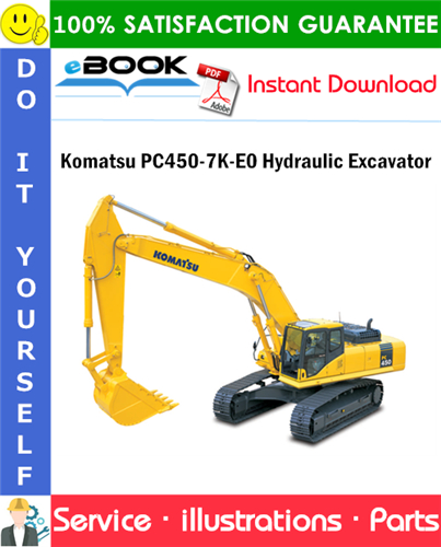 Komatsu PC450-7K-E0 Hydraulic Excavator Parts Manual (S/N K45001 and up)