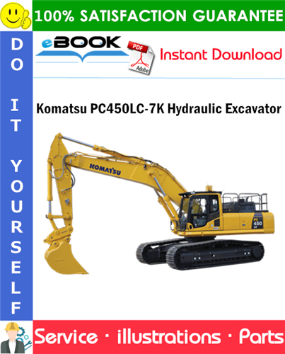 Komatsu PC450LC-7K Hydraulic Excavator Parts Manual (S/N K40001 and up)