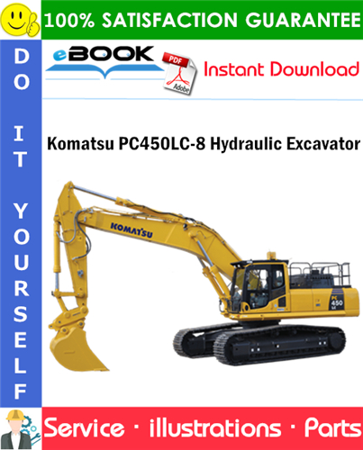 Komatsu PC450LC-8 Hydraulic Excavator Parts Manual (S/N K50001 and up)