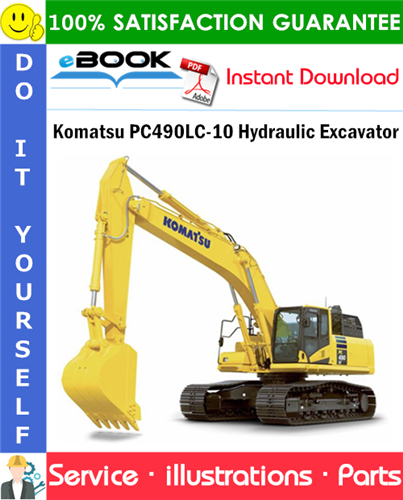 Komatsu PC490LC-10 Hydraulic Excavator Parts Manual (S/N K60001 and up)
