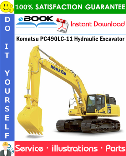 Komatsu PC490LC-11 Hydraulic Excavator Parts Manual