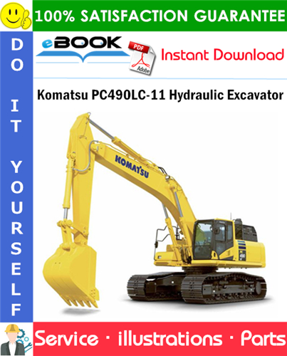 Komatsu PC490LC-11 Hydraulic Excavator Parts Manual (S/N K70001 and up)