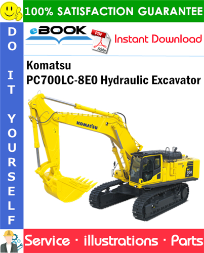 Komatsu PC700LC-8E0 Hydraulic Excavator Parts Manual (S/N K50001 and up)