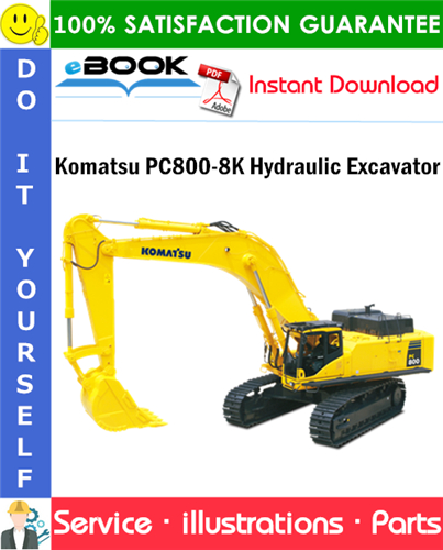 Komatsu PC800-8K Hydraulic Excavator Parts Manual (S/N K50001 and up)