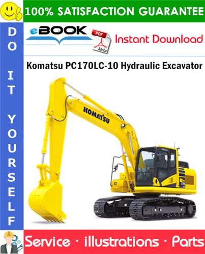 Komatsu PC170LC-10 Hydraulic Excavator Parts Manual (S/N K60001 and up)