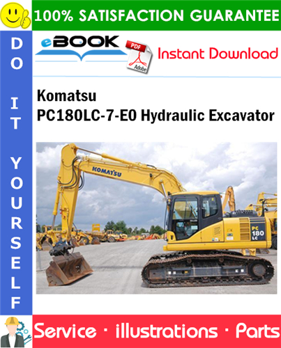 Komatsu PC180LC-7-E0 Hydraulic Excavator Parts Manual (S/N K45001 and up)