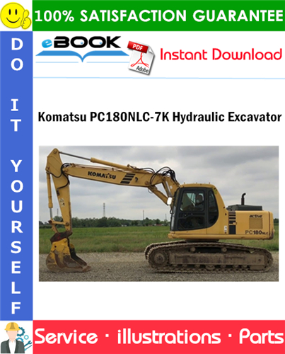 Komatsu PC180NLC-7K Hydraulic Excavator Parts Manual (S/N K40001 and up)