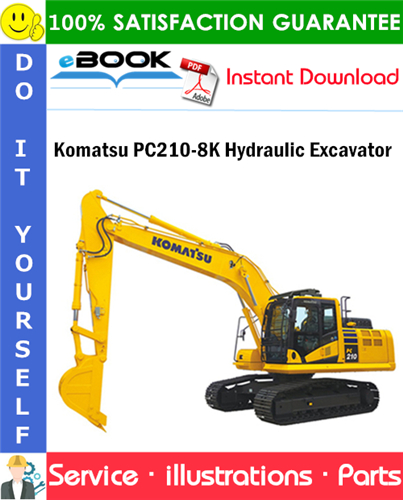 Komatsu PC210-8K Hydraulic Excavator Parts Manual (S/N K50001 and up)