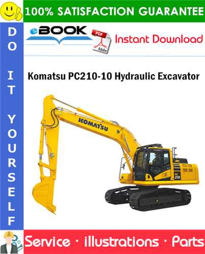 Komatsu PC210-10 Hydraulic Excavator Parts Manual (S/N 450120 and up)