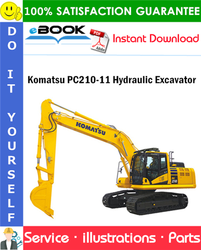 Komatsu PC210-11 Hydraulic Excavator Parts Manual (S/N 500001 and up)