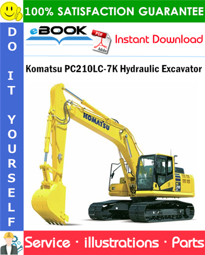 Komatsu PC210LC-7K Hydraulic Excavator Parts Manual (S/N K40001 and up)