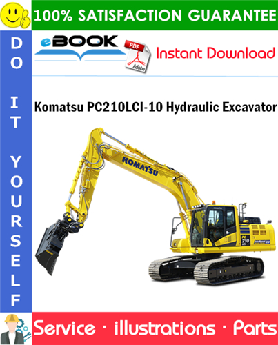 Komatsu PC210LCI-10 Hydraulic Excavator Parts Manual (S/N K65001 and up)
