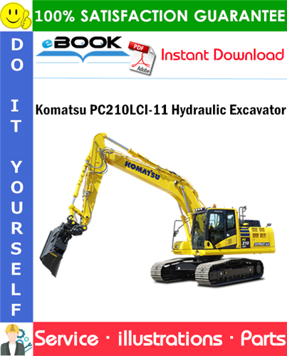 Komatsu PC210LCI-11 Hydraulic Excavator Parts Manual (S/N 500470 and up)