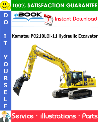 Komatsu PC210LCI-11 Hydraulic Excavator Parts Manual (S/N K75001 and up)