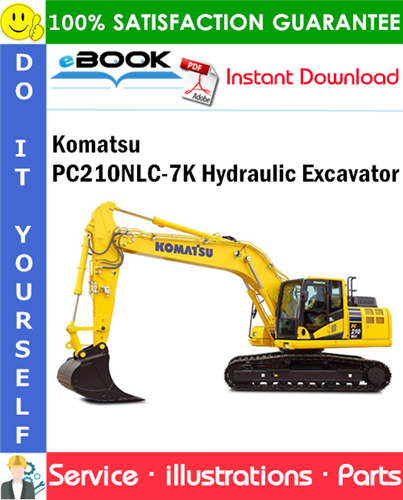 Komatsu PC210NLC-7K Hydraulic Excavator Parts Manual (S/N K40001 and up)