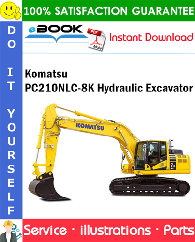 Komatsu PC210NLC-8K Hydraulic Excavator Parts Manual (S/N K50001 and up)
