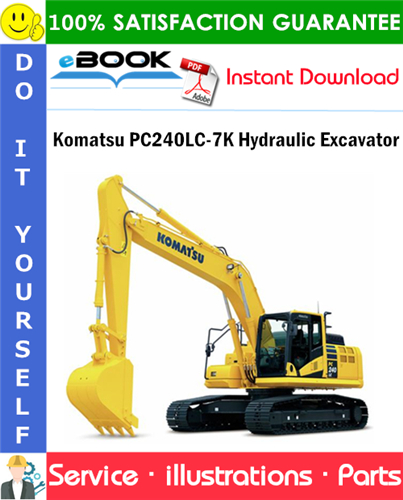 Komatsu PC240LC-7K Hydraulic Excavator Parts Manual (S/N K40001 and up)