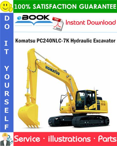 Komatsu PC240NLC-7K Hydraulic Excavator Parts Manual (S/N K40001 and up)