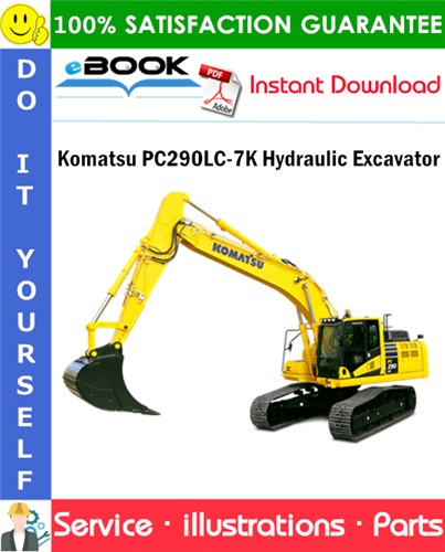 Komatsu PC290LC-7K Hydraulic Excavator Parts Manual (S/N K40001 and up)