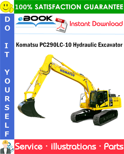 Komatsu PC290LC-10 Hydraulic Excavator Parts Manual (S/N 15001 and up)