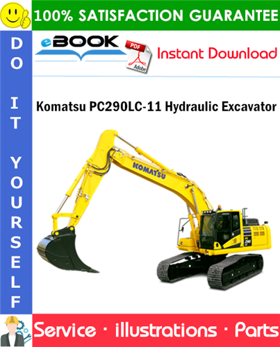 Komatsu PC290LC-11 Hydraulic Excavator Parts Manual (S/N 35001 and up)