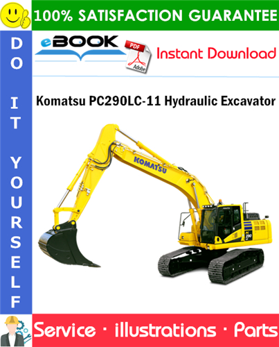 Komatsu PC290LC-11 Hydraulic Excavator Parts Manual (S/N K70001 and up)
