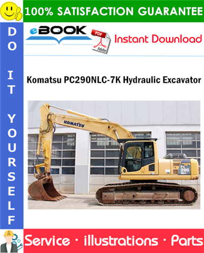 Komatsu PC290NLC-7K Hydraulic Excavator Parts Manual (S/N K40001 and up)