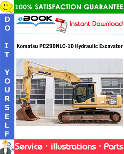 Komatsu PC290NLC-10 Hydraulic Excavator Parts Manual (S/N 15001 and up)