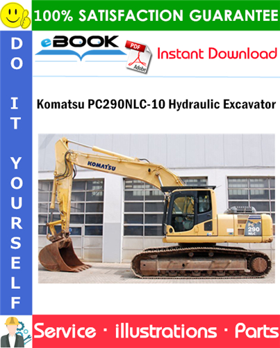 Komatsu PC290NLC-10 Hydraulic Excavator Parts Manual (S/N K60001 and up)