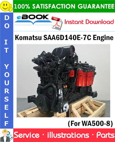 Komatsu SAA6D140E-7C Engine Parts Manual (S/N 830235 and up)