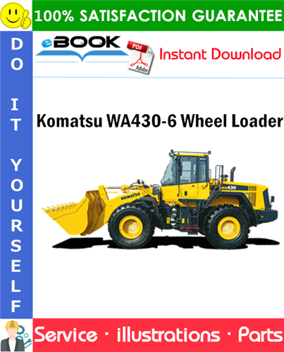 Komatsu WA430-6 Wheel Loader Parts Manual (S/N H60051 - H60265)