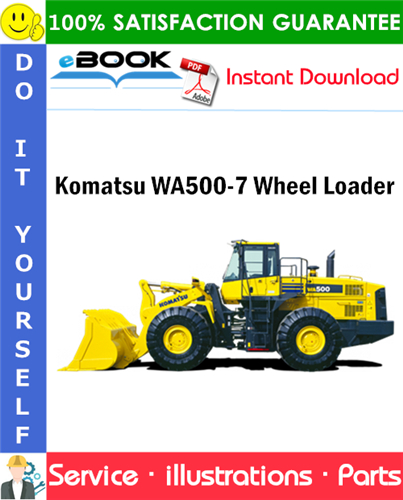 Komatsu WA500-7 Wheel Loader Parts Manual (S/N 10001 and up)