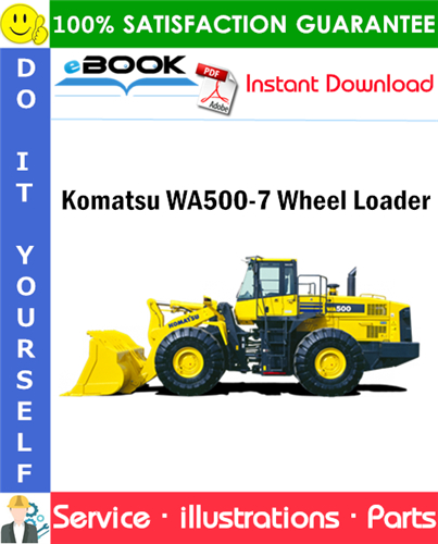Komatsu WA500-7 Wheel Loader Parts Manual (S/N H62051 and up)