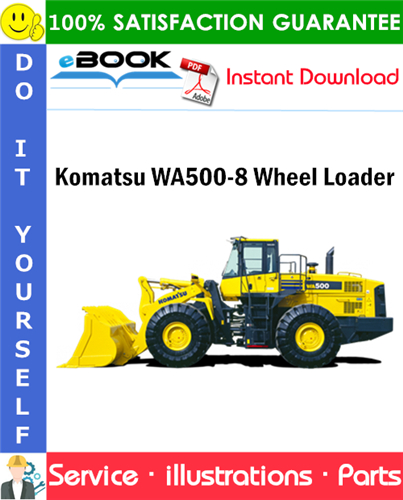Komatsu WA500-8 Wheel Loader Parts Manual (S/N H50051 and up)