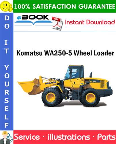 Komatsu WA250-5 Wheel Loader Parts Manual (S/N H50051 and up)
