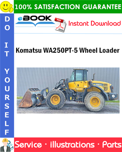 Komatsu WA250PT-5 Wheel Loader Parts Manual (S/N H60051 and up)
