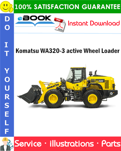 Komatsu WA320-3 active Wheel Loader Parts Manual (S/N WA320H20561 and Up)