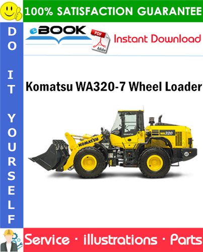 Komatsu WA320-7 Wheel Loader Parts Manual (S/N 80001 and up)